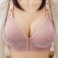 thumbnail image 2 of Babysbule Bras for Women Clearance Women Lace Patchwork Bra Wire Free Underwear One-Piece Bra Everyday Underwear, 2 of 9