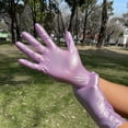 thumbnail image 3 of Guante de Nitrilo UNISEAL Lila Ajuste Perfecto y Ergonómico 100 Piezas, 3 of 5