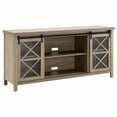 thumbnail image 3 of Evelyn&Zoe Clementine Rectangular TV Stand for TV's up to 75", Antiqued Gray Oak, 3 of 7