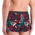 thumbnail image 5 of Balery Geometric Elements Men's Boxer Briefs, Soft and Breathable Cotton Underwear with nylon Waistband-Medium, 5 of 9