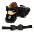 thumbnail image 2 of Orchip Baby Girl Shoes PU Leather Buckle Soft Soled with Bow Shoes, 2 of 3