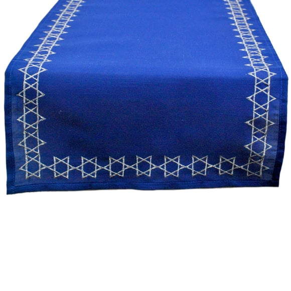 Table Runner DII Hanukkah Festival of Lights Star of David