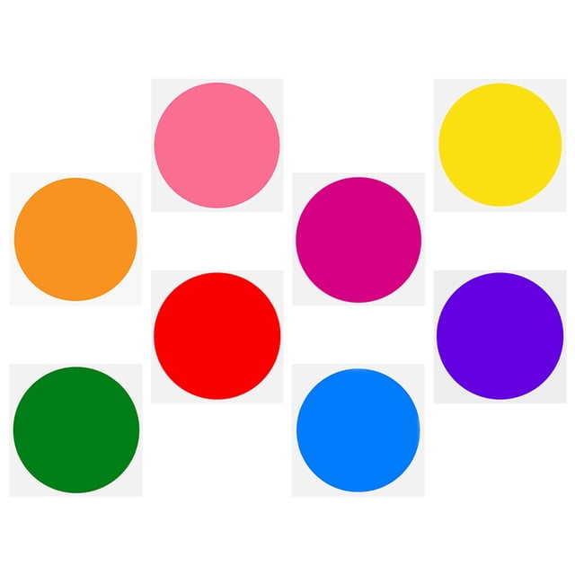 OUNONA 1Jgo Stickers Autoadhesivos Multicolor Para Suelos Ideales Para Organización En Aula