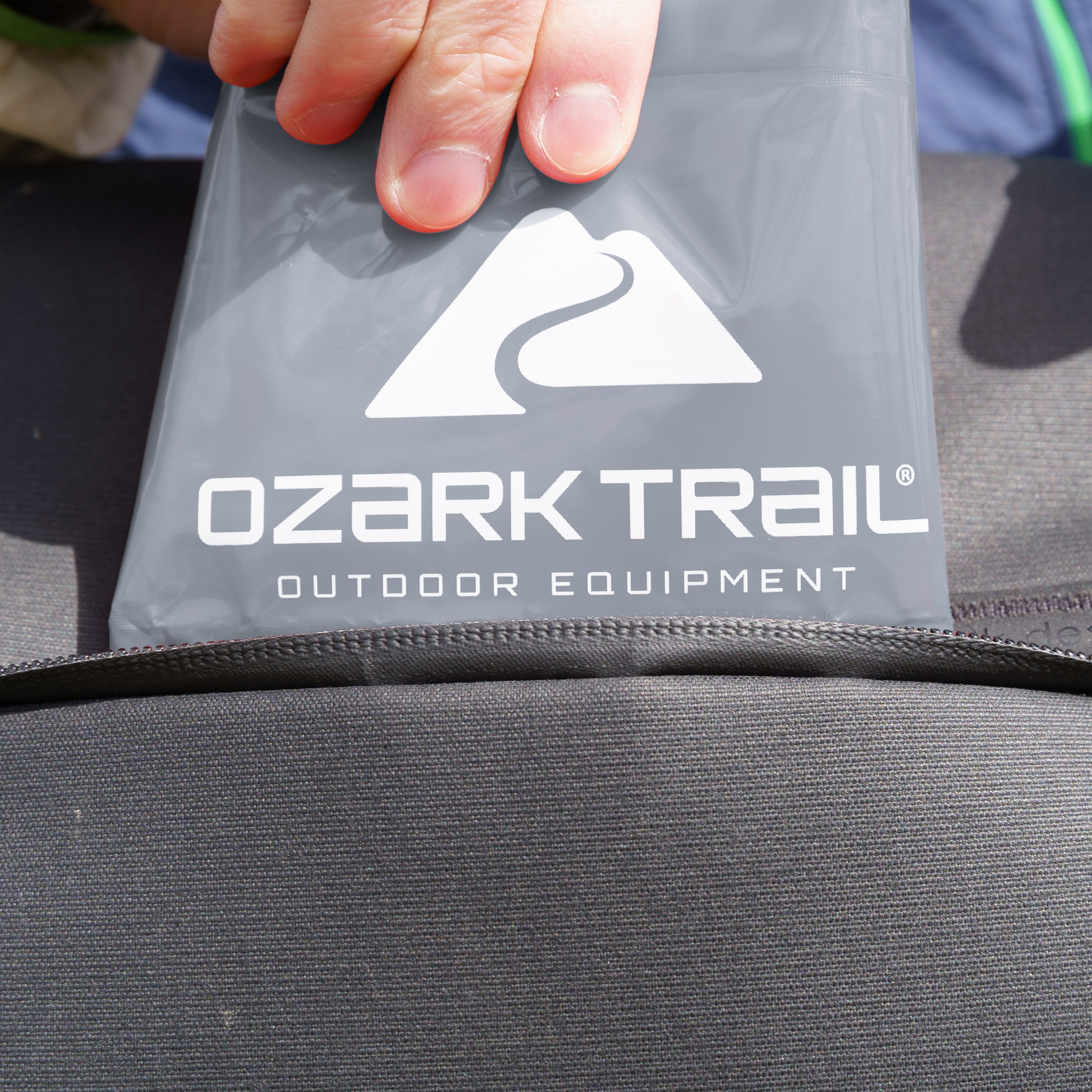 Ozark Trail Beige Stadium Cushion