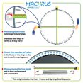 thumbnail image 5 of Machrus Upper Bounce Trampoline Replacement Mat with Sturdy 72 V-Rings- Jumping Mat Compatible with 14ft Round Frame & 7” Springs- Ultra Durable PP Mat with High Elasticity- UV & Water Resistant, 5 of 5