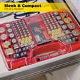 thumbnail image 6 of Ontel Battery Daddy 180 Battery Organizer and Storage Case with Tester, 1 Count, As Seen on TV, 6 of 9