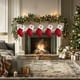 thumbnail image 5 of Seyotauo Christmas Stockings with Initials, Embroidered Xmas Stockings, 7" Large Knitted Xmas Stocking, Christmas Party Fireplace Family Hanging Stocking Decorations, 5 of 6