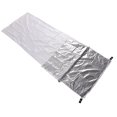 thumbnail image 1 of Soidarity Saco de dormir para exteriores, aislamiento térmico, manta de primeros auxilios, tecnología reflectante, Kit de supervivencia impermeable, carpas Gris plateado 200*72cm Soidarity OD024796-04, 1 of 6