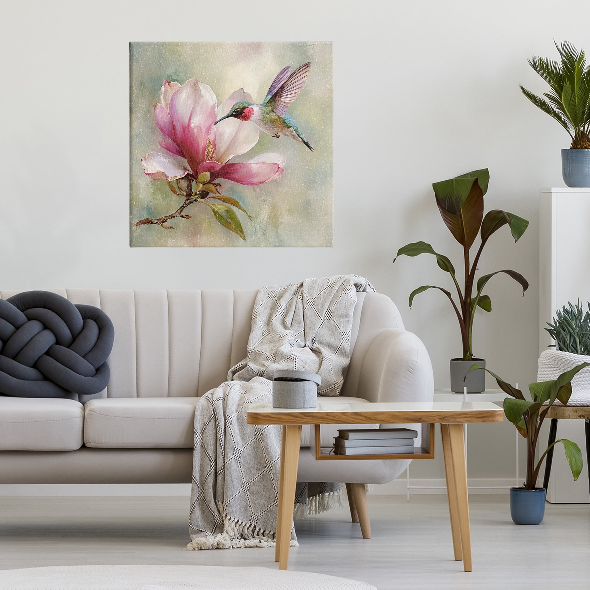 Stupell Industries Magnolia Ruby Hummingbird Canvas Wall Art, design by Tina LeCour