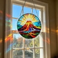 thumbnail image 3 of Acrylic Puzzle Window Panel, Decorative Sun Shade and Privacy Screen for Home Office, Colorful Light Filtering Window Hanging, Modern Gift for Window Decor and Light Control, 3 of 6