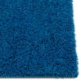 thumbnail image 3 of Solid Retro Modern Dark Blue Shag 2x7 (2'' x 7'3'' Runner) Area Rug Plain Plush Easy Care Thick Soft Plush Living Room Kids Bedroom, 3 of 6