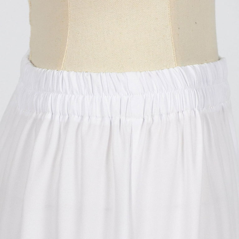 Vintage Lace Pettipants - Cotton Linen Bloomer Shorts With Embroidery For Women