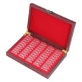 thumbnail image 4 of Coin Box,Coin Holder 50 Pieces Coin Storage Box Wooden Coin Box Remarkable Clarity, 4 of 14