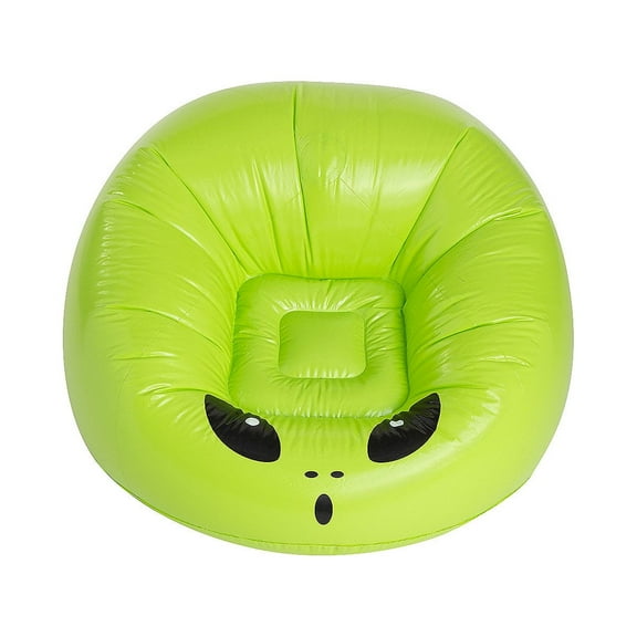 Inflatable Green Alien Chair, Toys, Party Supplies, 1 Pieces