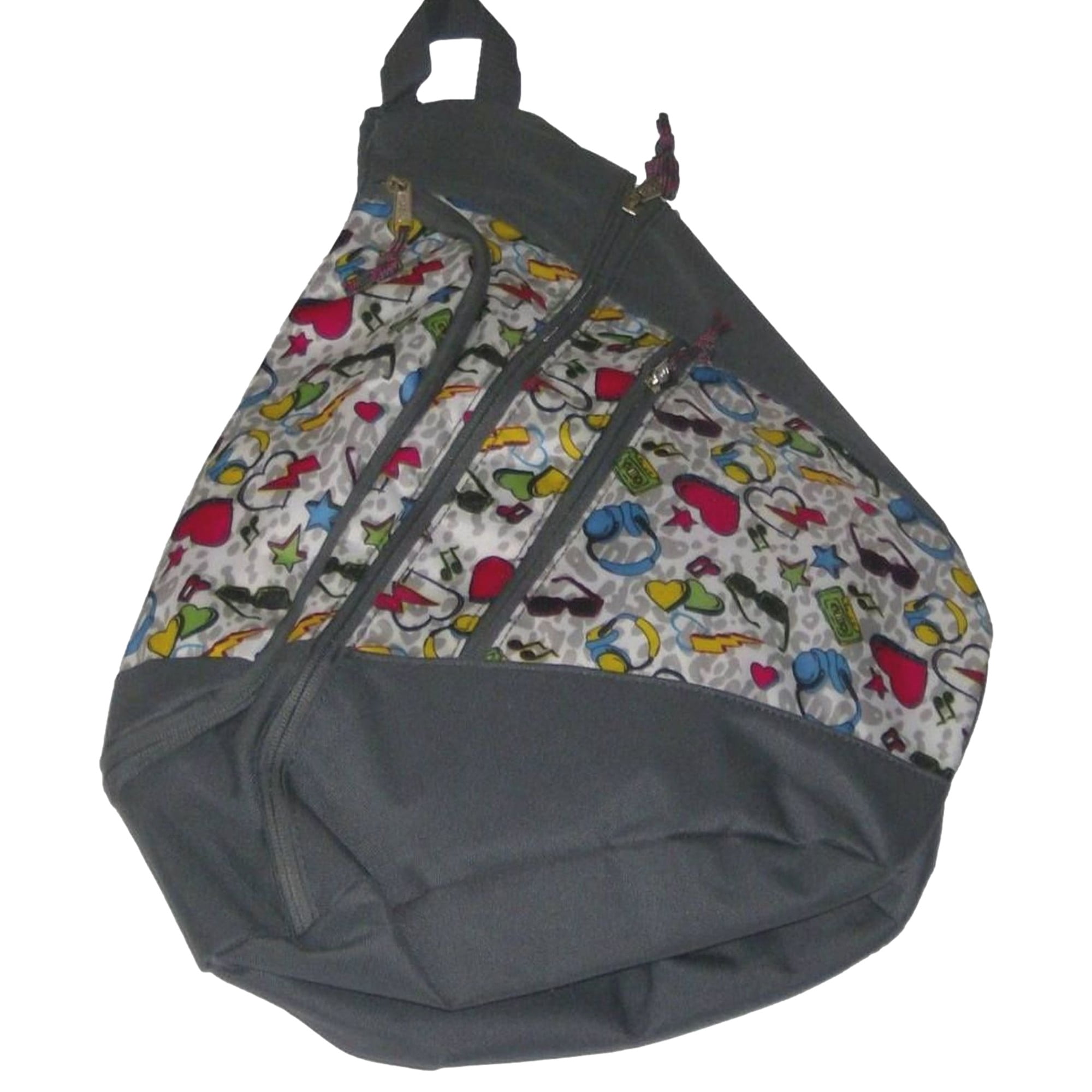 Eastsport Hearts & Music Backpack Sport School Travel Pretty Sling Bag Pack