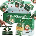 thumbnail image 2 of RBCKVXZ Christams Decorations On Clearance! Merry Christmas Surprise Box Gift Box Creating Surprising Gift Red Envelope Bouncing Romantic Gift Box, 2 of 7