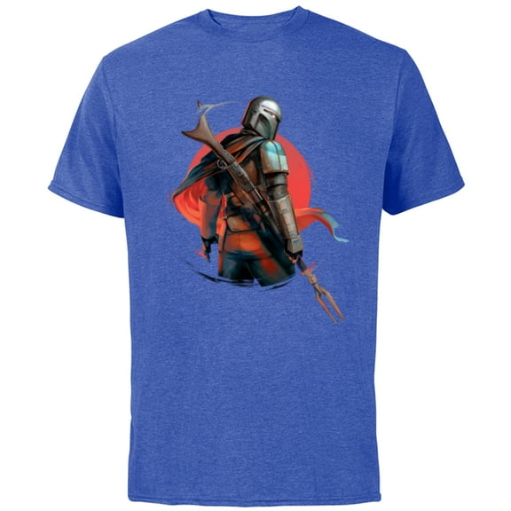 Star Wars The Mandalorian IG-11 Battle Ready - Short Sleeve Cotton T-Shirt for Adults - Customized-Royal Heather