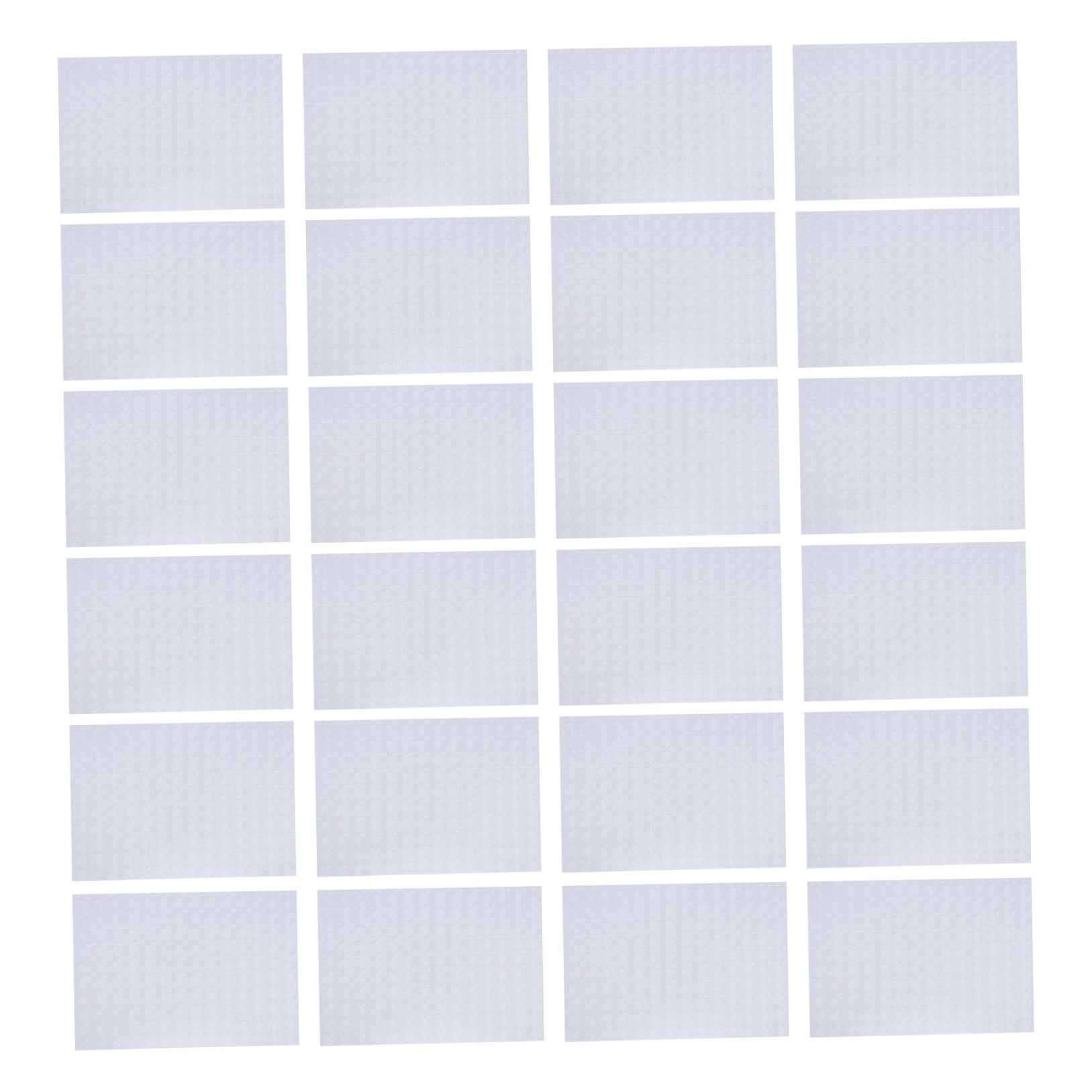 DEEPCRAFF 25Pcs Self Adhesive Laminating Sheets Matte White Clear Protective Film for Photo Albums