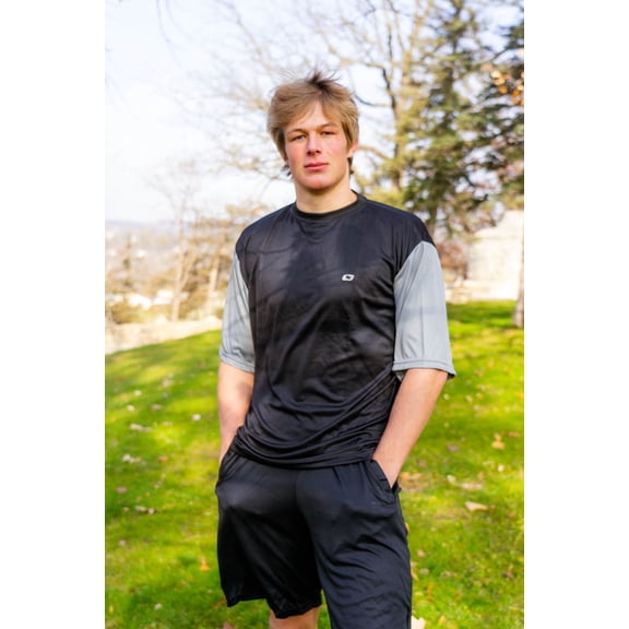 Big & Tall - Dri-Wizeâ„¢ Birdseye Mesh - Crewneck Shirt - Short Sleeve (duo color)