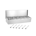 thumbnail image 4 of Frascos para condimentos de acero inoxidable desmontables, caja de almacenamiento para utensilios de cocina, condimentos Seis rejillas, 4 of 9