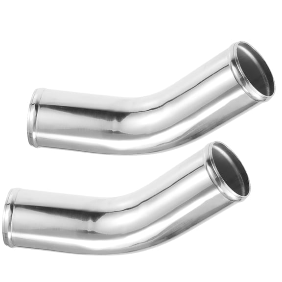 Unique Bargains 2pcs OD 2.75" Leg Length 4" Universal Car Aluminum Alloy Tube Intercooler Pipe 45 Degree Bend Elbow