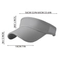 thumbnail image 3 of Outdor Breathable Summer Sports Visor Hat For Outdoor Activities Sun Lightweight Adjustable Headband, 3 of 5