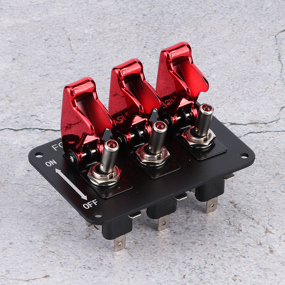 EZSPTO Toggle Switch Panel,Toggle Ignition Panel,12V 20A Automotive