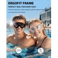 thumbnail image 5 of Siliwo 180°Panoramic Swim Goggles Adult, Ultra-Comfort Liquid Silicone Anti-Fog/UV Pool & Outdoor Women Men Youth, 5 of 5