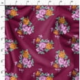 thumbnail image 3 of Soimoi Rayon Fabric Florals Floral Print Sewing Fabric Yard 42 Inch Wide, 3 of 6