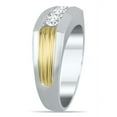 thumbnail image 2 of SZUL Women's SZUL 1/2 Carat TW Diamond Men's Ring in 10K Two Tone Gold  (J-K-L Color, I2-I3 Clarity), 2 of 5