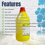 Simwool Rigidizer Refractory coating for Ceramic Fiber Blanket - 1 Gallon