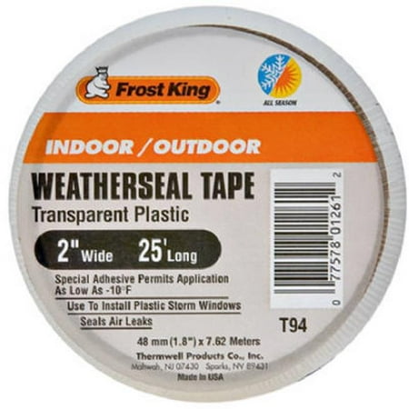 Thermwell T94H 2 in. x 25 ft. Weatherproofing (Best All Weather Tape)