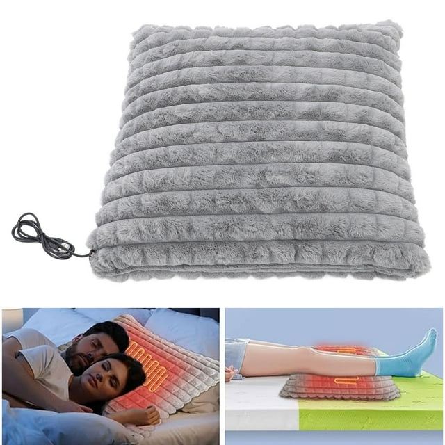 Siège chauffage de chauffage somnifère, coussin chauffant 5V USB Chauffage de chauffage oreiller de support stable efficace Soft amovible pour la maison