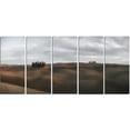 thumbnail image 2 of Cypress Grove at the Field Panorama - Impression sur Toile Paysage, 2 of 3
