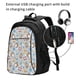 thumbnail image 2 of Balery Summer Time With Gnome Mochila con carga USB para hombre y mujer - Mochila impermeable y antirrobo para laptop con puerto USB para viajes, trabajo, 2 of 7