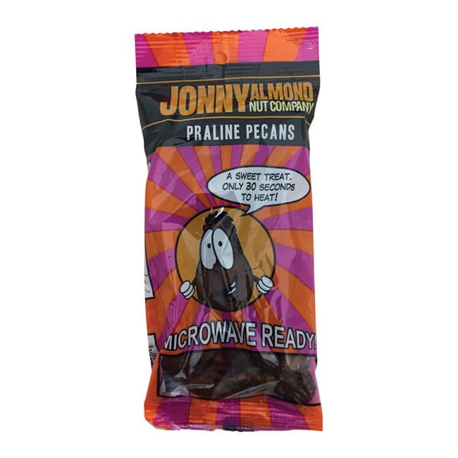 Jonny Almond 9418021 2.5 oz Heat & Eat Praline Pecans Bag pack of 12