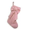 thumbnail image 4 of dajkiuy Bow Christmas Stockings, 18 Inch Fireplace Hanging Stockings Xmas Tree Decor for Home Holiday Festival Party Ornament, 4 of 7