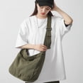 thumbnail image 4 of Bolso de hombro compuesto de lona impermeable de gran capacidad para mujer dama ocio diario, 4 of 9