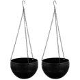thumbnail image 1 of HLONK 2 Pcs Pot de Plante Suspendu Auto-Arrosant Extérieur Intérieur avec Filet, 1 of 6