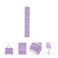 thumbnail image 4 of Miangastore Craft Room Organization Purple Waterproof Rectangular Storage Bag 1Pack 3X21X132CM, 4 of 8