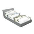 thumbnail image 2 of Ambesonne Fish Fitted Sheet & Pillow Sham Set, Collage of Aquatic Animal, Twinxl, Grey and Grey, 2 of 2