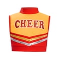 thumbnail image 3 of vastwit Kids Girls Mock Neck Tank Vest Shirts Sleeveless Color Block Letters Printed Cheerleading Uniform Crop Tops Red 8, 3 of 7
