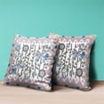 thumbnail image 3 of Pond Peacock Throw Pillow with Removable Cover in White Muted Pink Black 16x16, 3 of 8