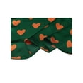 thumbnail image 4 of INSPIRE CHIC Women's Love Heart Square Scarves Kerchief Head Neckerchief 50*50cm Green, 4 of 5