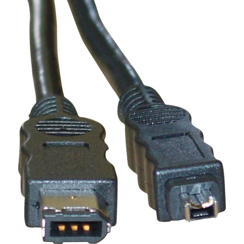 Firewire 400 6 Pin to 4 Pin cable, IEEE1394a, 10 foot