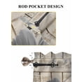 thumbnail image 6 of Spring Tulips Flower Living Room Curtains 2 Panel, Vintage Floral Barn Doors Rustic Beige Cafe Window Treatment, Farmhouse Bedroom Bathroom Kitchen Curtains Drapes 104"x54", 6 of 6