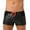 Black, variant on Mens Swim Trunks Summer Cool Sports Quick Dry Color Block Fit Beach Shorts Triangle Bathing Suit