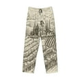 thumbnail image 4 of Balery Men'S Vineyard Landscape Pants,Sleepwear Pants,Pajama Pants,Pj Bottoms Drawstring And Pockets-Small, 4 of 9
