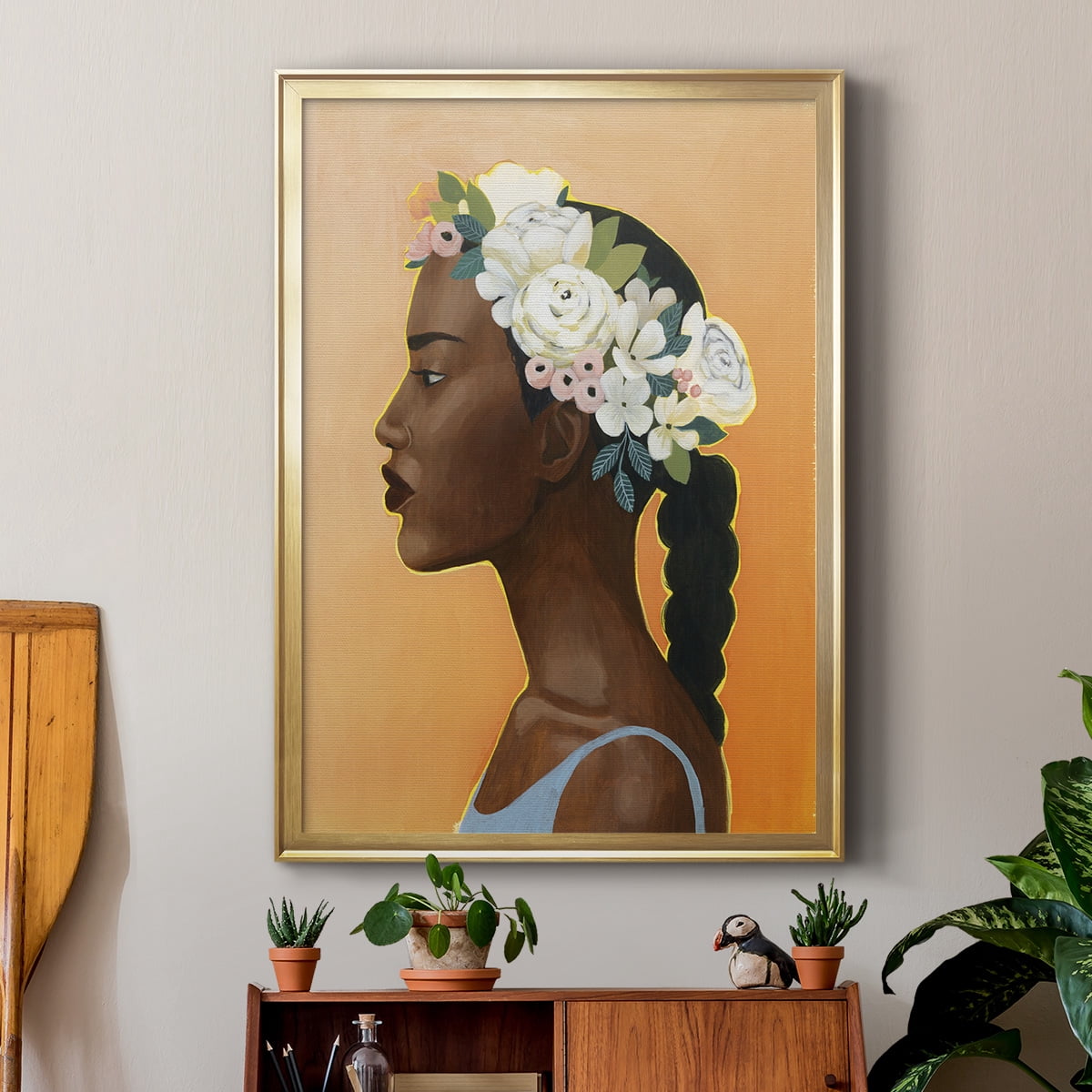 Modern Laurel II Premium Framed Print - Ready to Hang