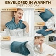 thumbnail image 1 of Dianli Back Pain Relief Heating Pad Instant Relief Neck and Shoulder Wrap Ergonomic Large Contoured Heated Wrap With Adjustable Strap Fast Heat up Washable Cover Heat Therapy Pad, 1 of 5
